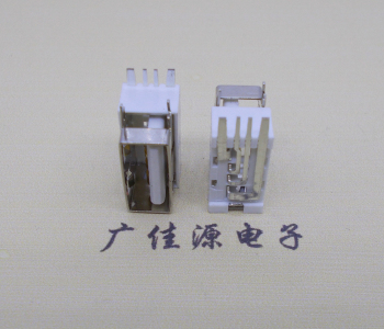 三角镇USB侧立式短体10.0尺寸 侧插加宽脚5A大电流插座