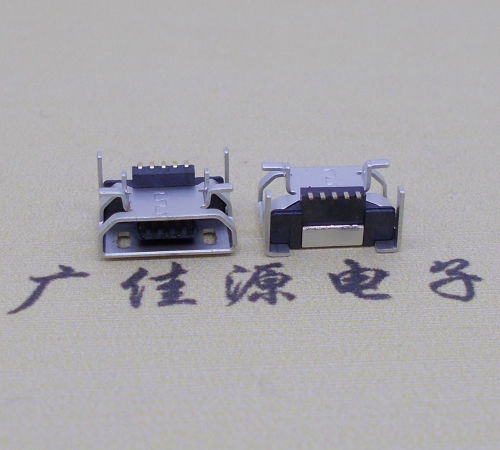 三角镇Micro USB 5S B Type -垫高0.9前贴后插